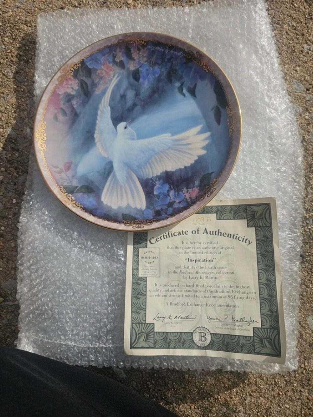 "Peace" Radiant Messengers First Issue Collectors Plate/No Box